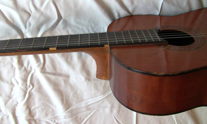 Acoustic guitar fingerboard